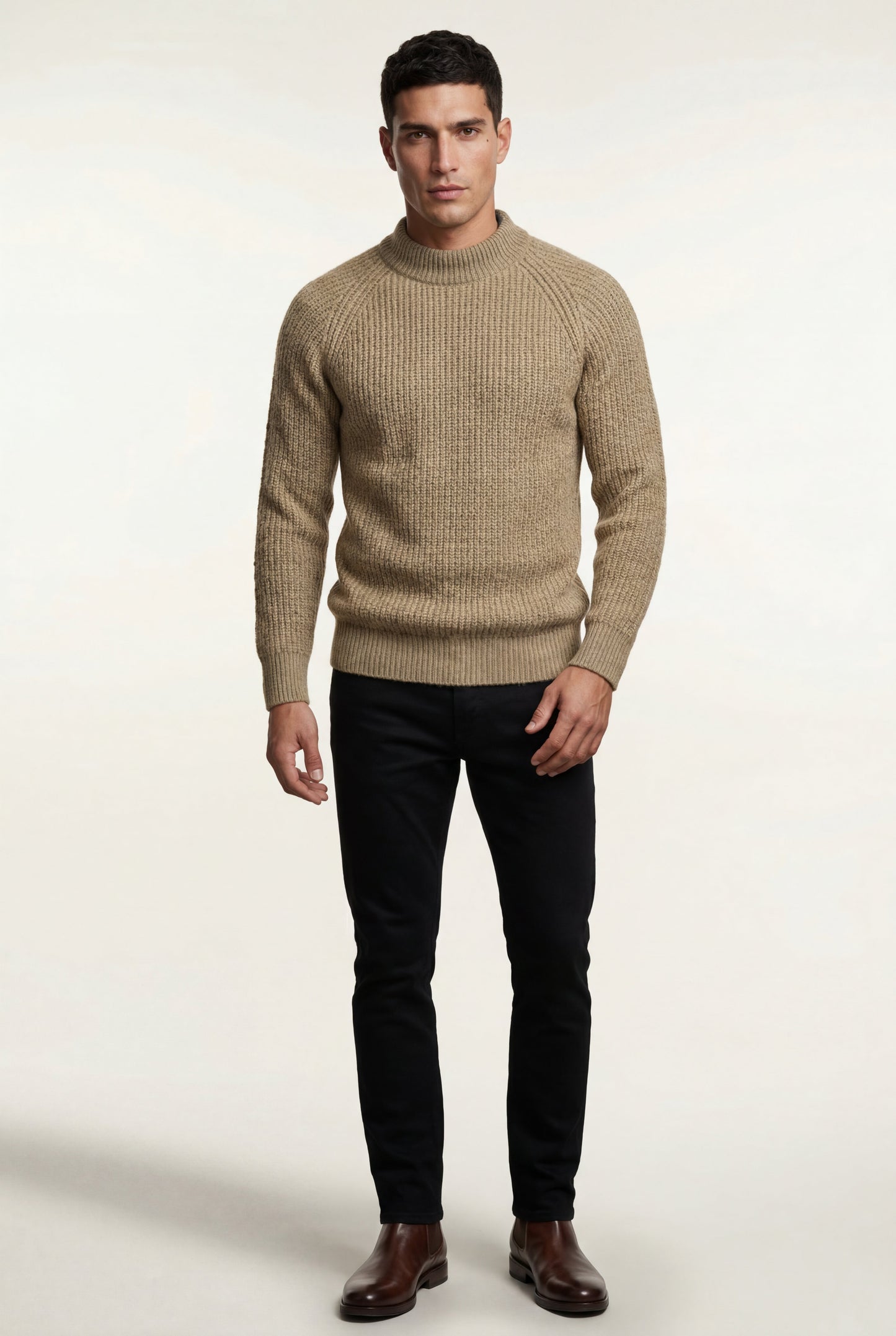 Axel | Men's Chunky Ribbed Slim Fit Sweater