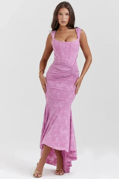 Savannah | Corset Ball Gown – Pink
