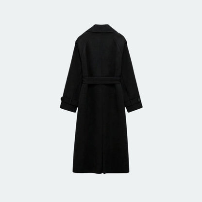 Andie | Structured Italian Suede Trench Coat