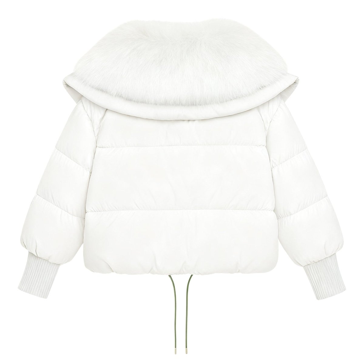 Noosa | Oversized Duck Down Puffer Coat with Fur Collar