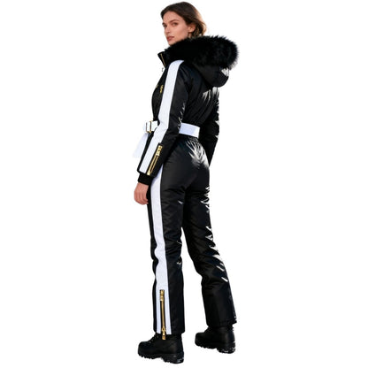 Darcy | Alpine Glamour Ski Monosuit – Black