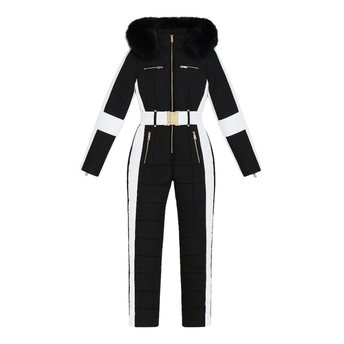 Darcy | Alpine Glamour Ski Monosuit – Black
