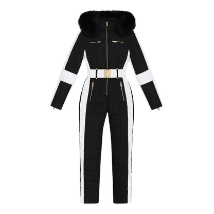 Darcy | Alpine Glamour Ski Monosuit – Black