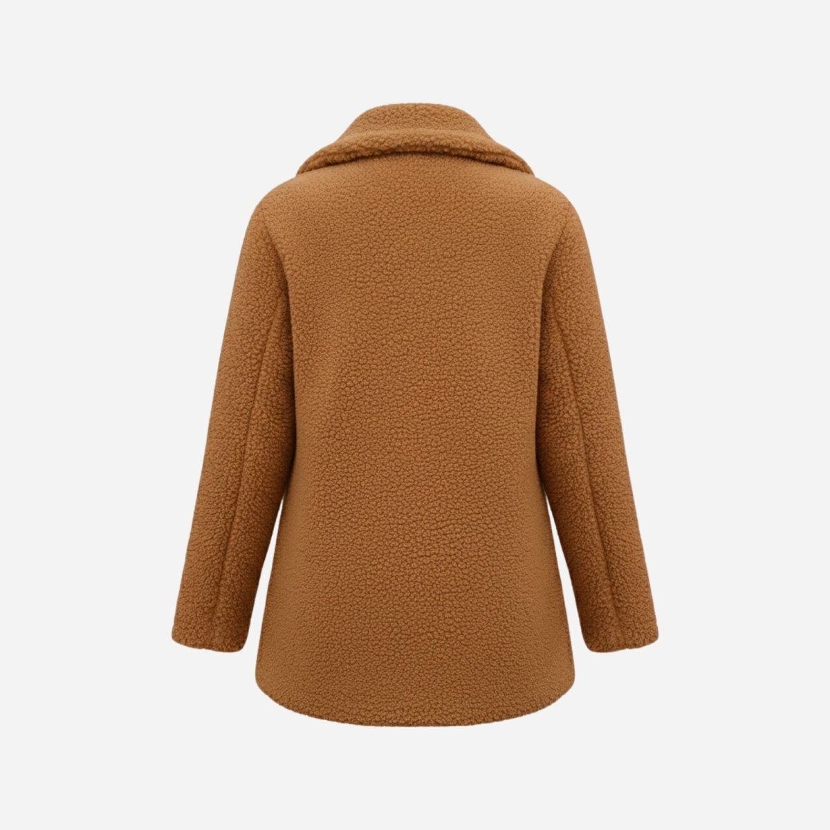 Brielle | Plush Bouclé Structured Wool Coat