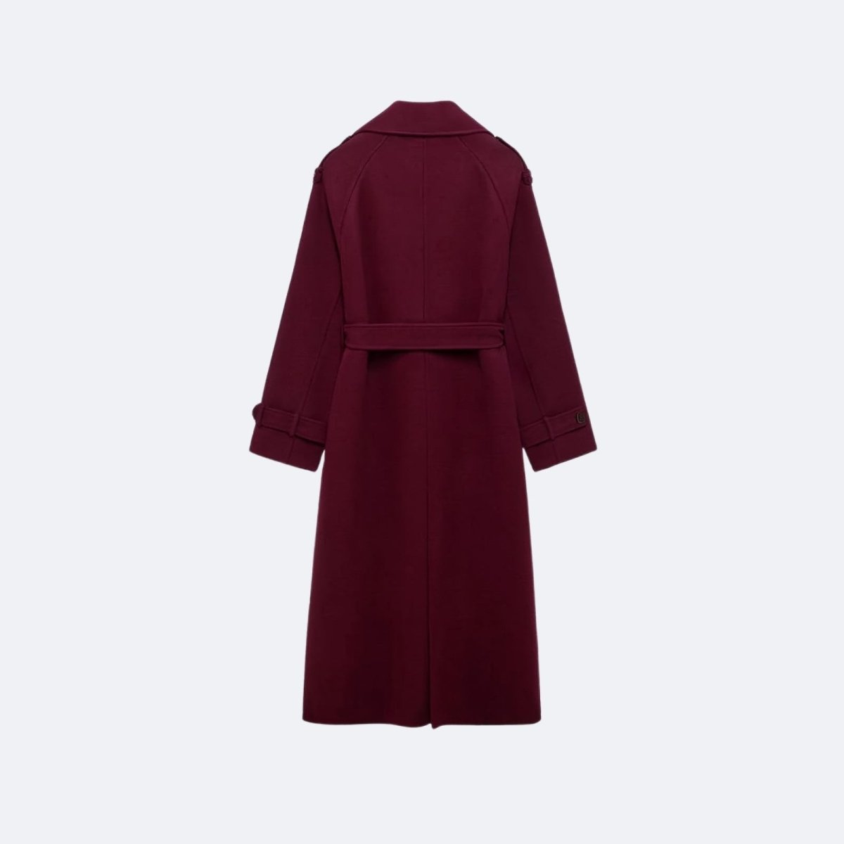 Andie | Structured Italian Suede Trench Coat