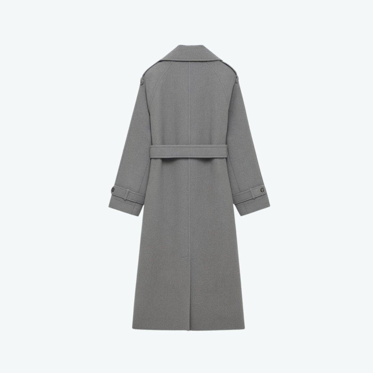 Andie | Structured Italian Suede Trench Coat