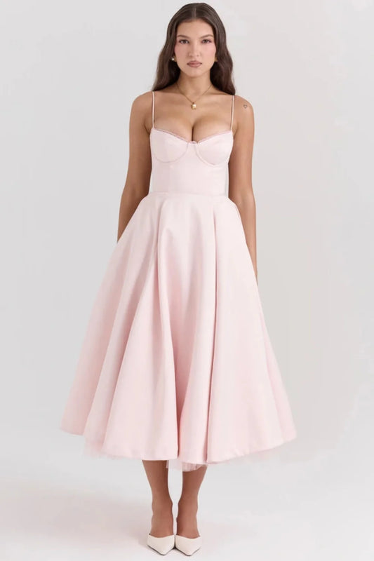 Ayet | Shimmering Satin Formal Maxi Dress