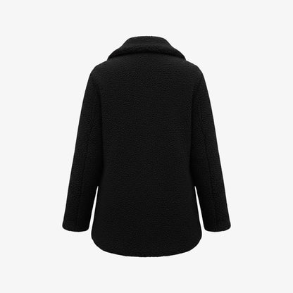 Brielle | Plush Bouclé Structured Wool Coat