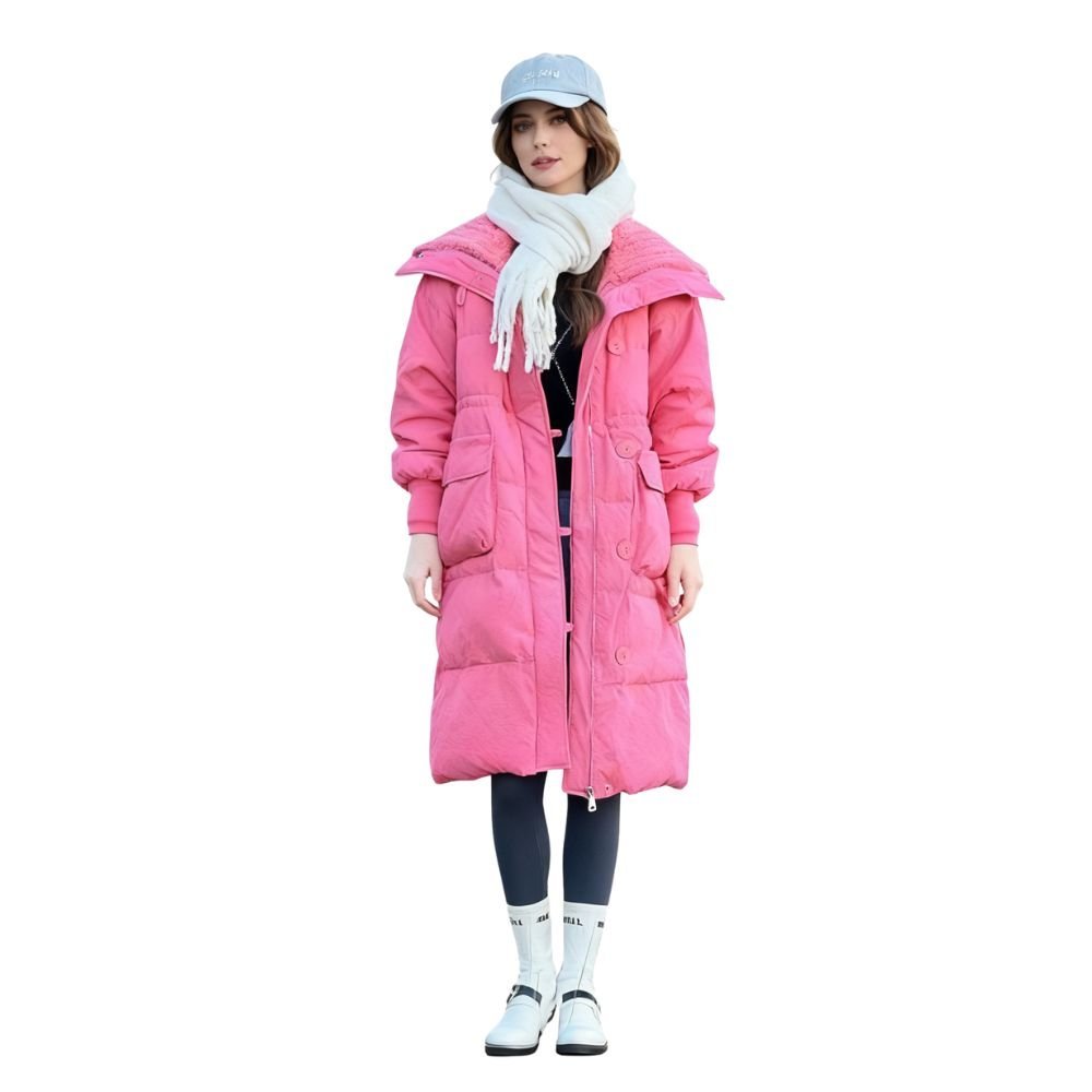 Cailah | Oversized Fleece-Lined Water-Resistant Winter Coat