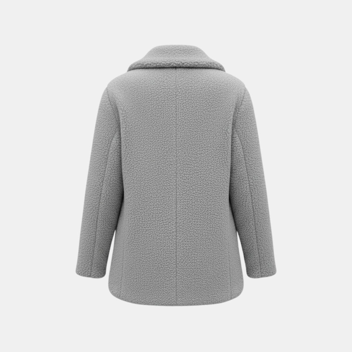 Brielle | Plush Bouclé Structured Wool Coat