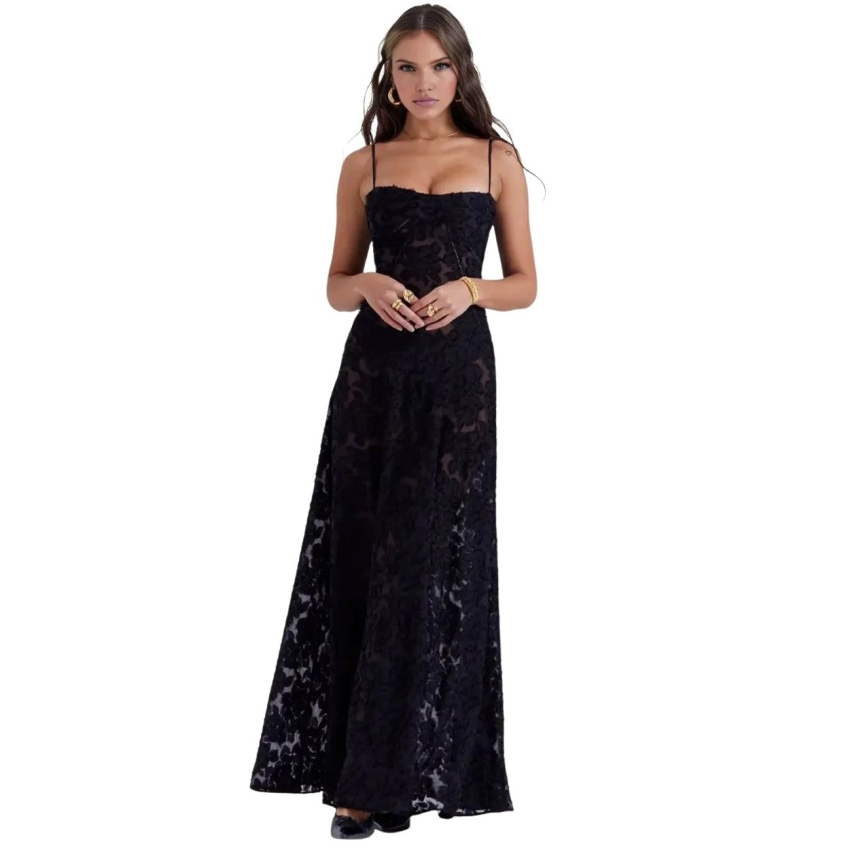 Enchanted | Floral Jacquard Ball Gown