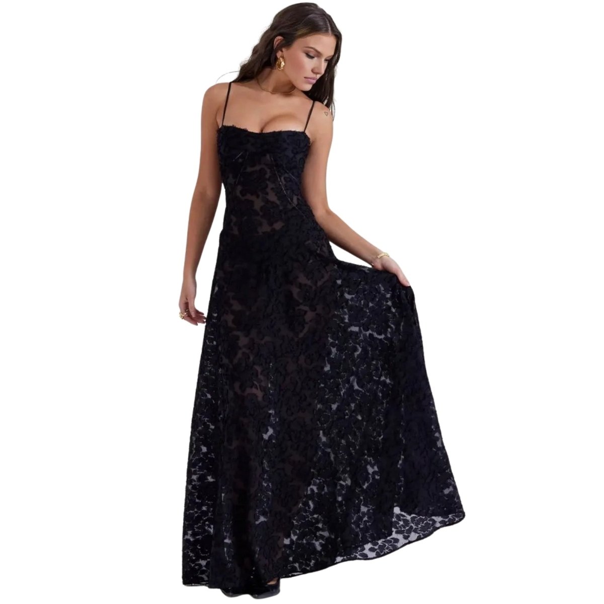 Enchanted | Floral Jacquard Ball Gown