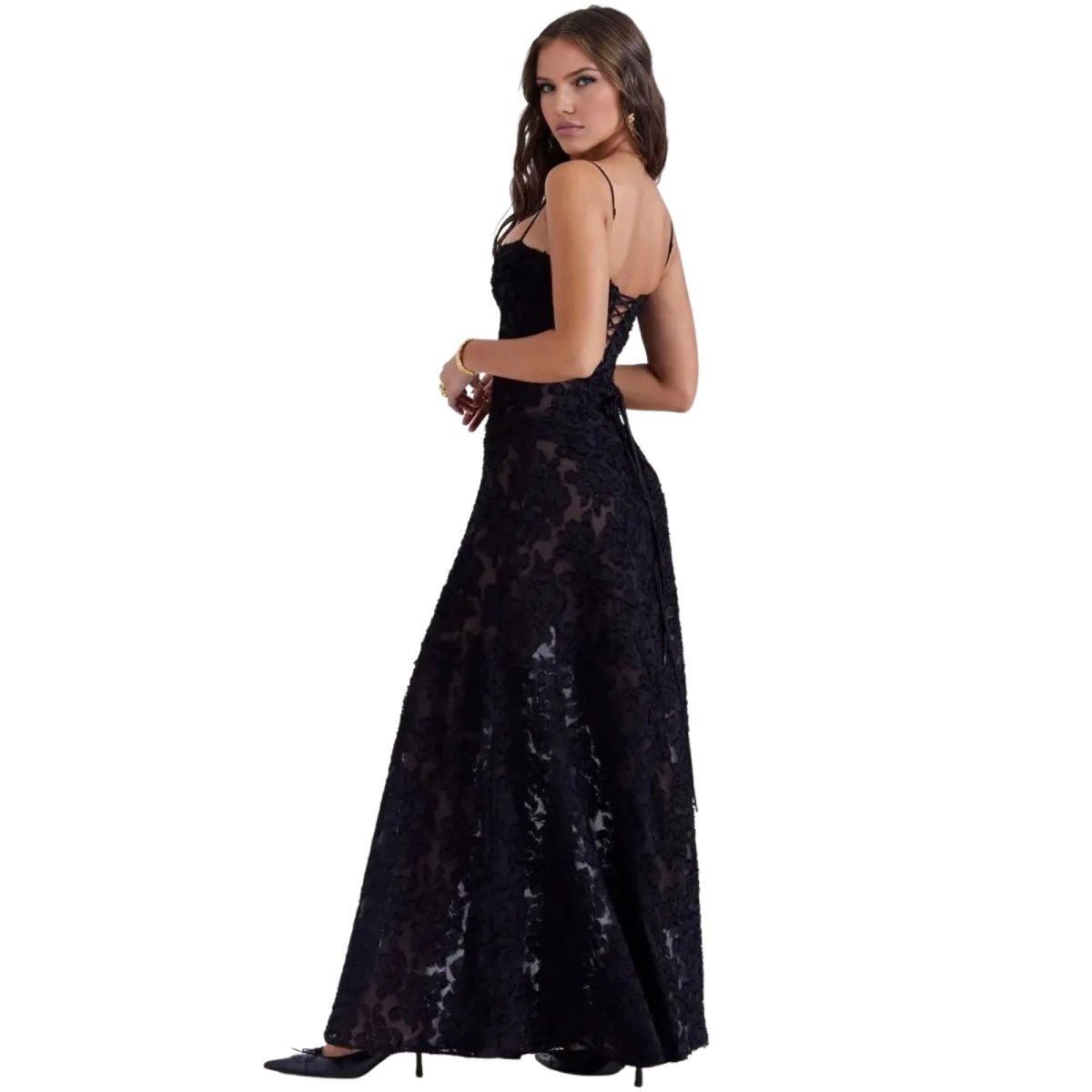 Enchanted | Floral Jacquard Ball Gown