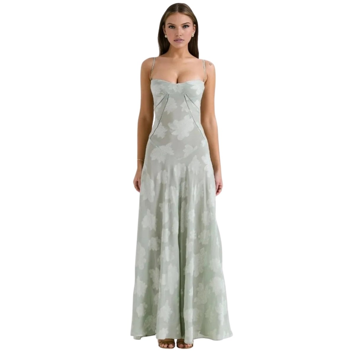 Enchanted | Floral Jacquard Ball Gown
