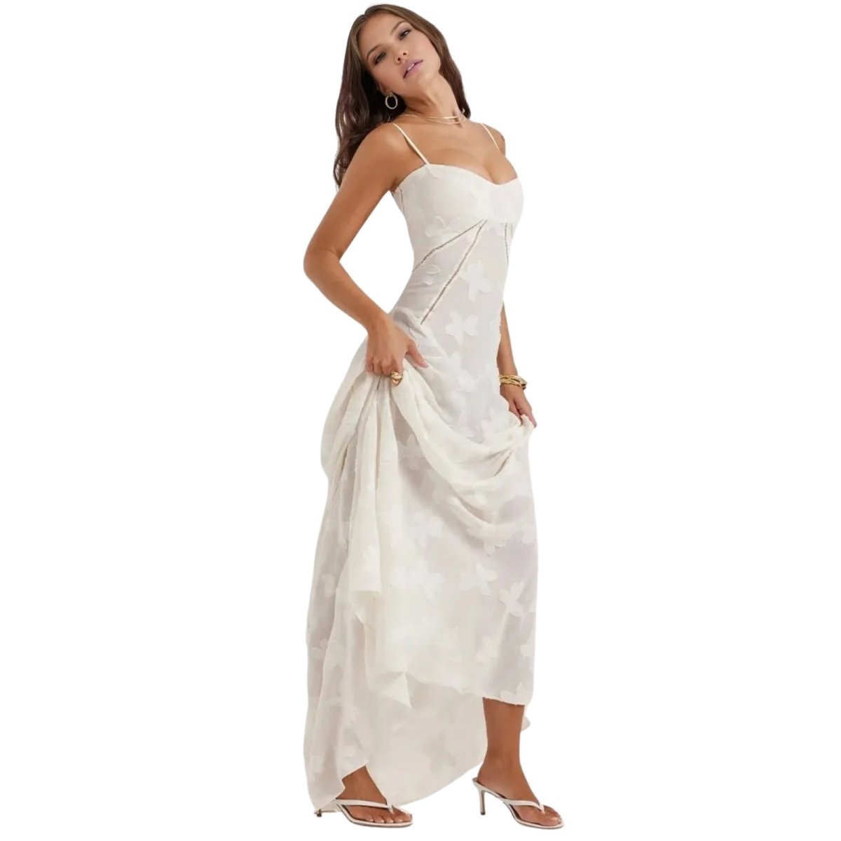 Enchanted | Floral Jacquard Ball Gown