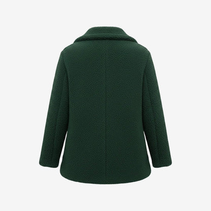 Brielle | Plush Bouclé Structured Wool Coat