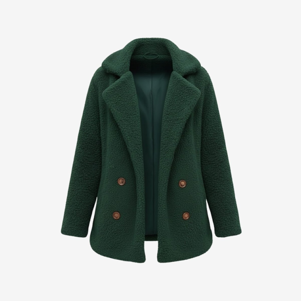 Brielle | Plush Bouclé Structured Wool Coat