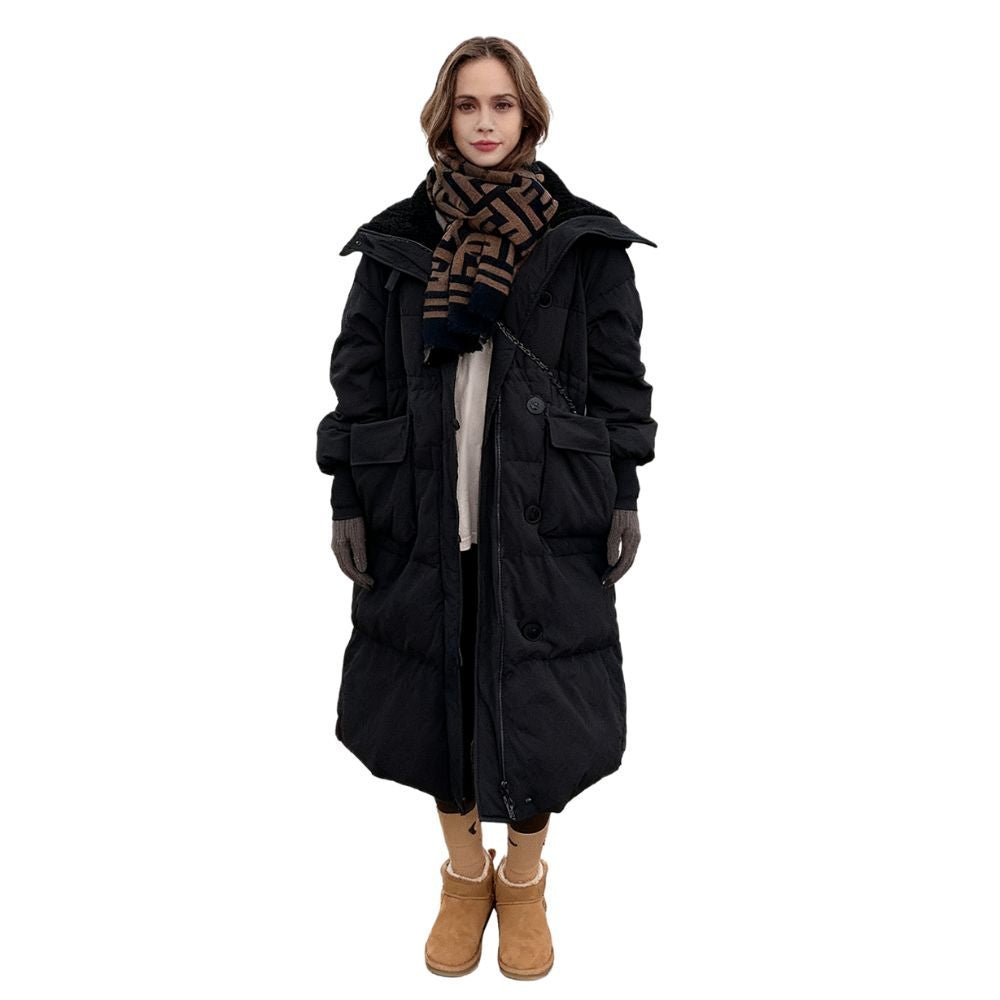 Cailah | Oversized Fleece-Lined Water-Resistant Winter Coat
