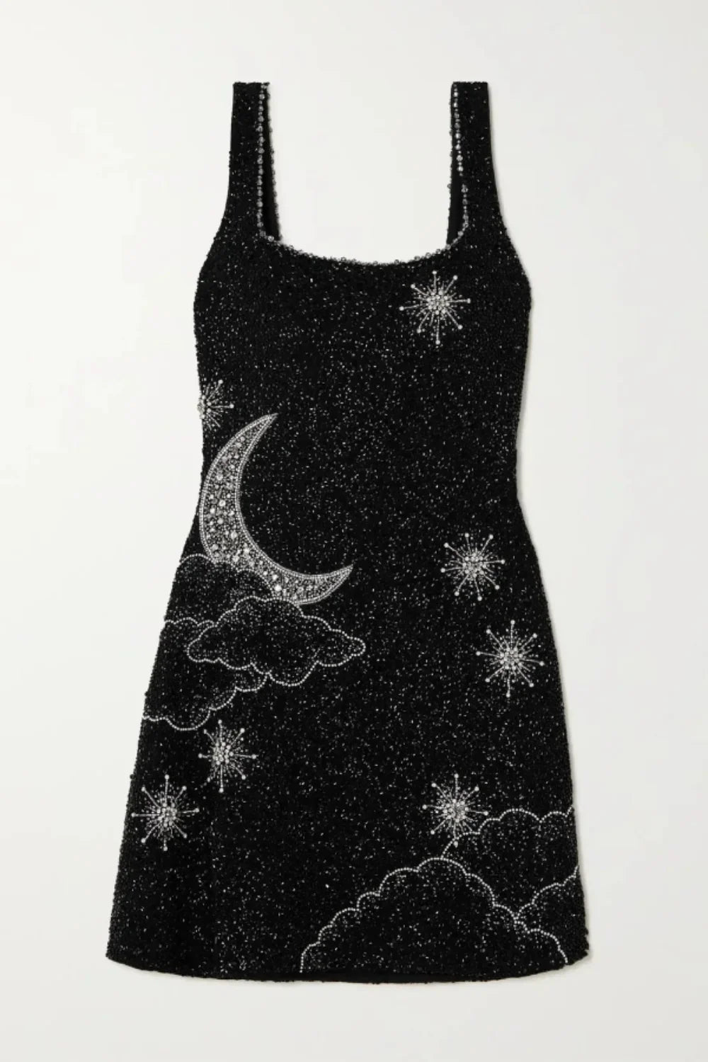 Minerva | Glass-Beaded Embellished Mini Dress