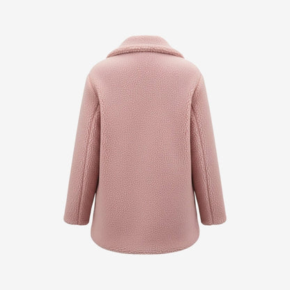 Brielle | Plush Bouclé Structured Wool Coat