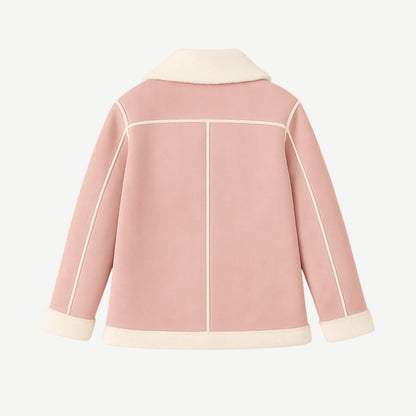 Esmeralda | Women's Shearling Style Aviator Jacket
