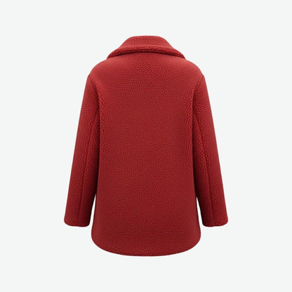 Brielle | Plush Bouclé Structured Wool Coat