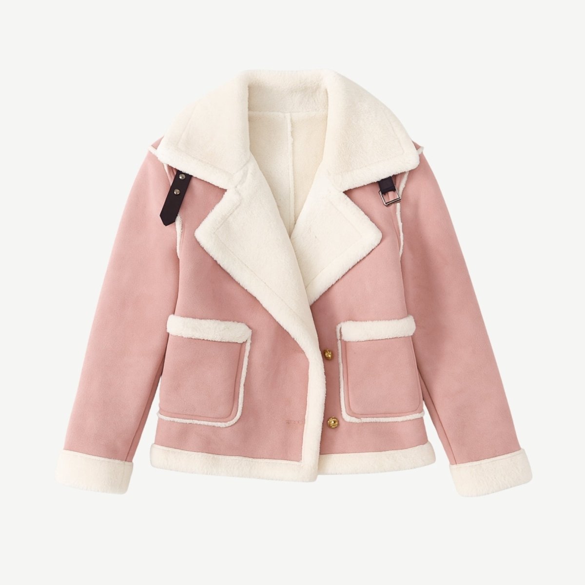 Esmeralda | Women's Shearling Style Aviator Jacket