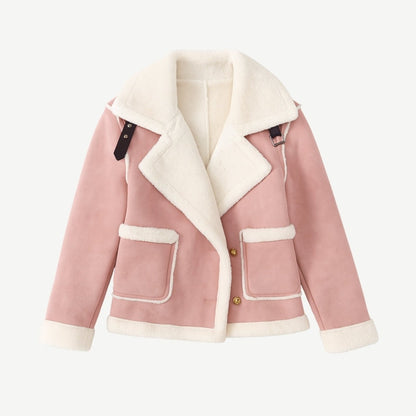 Esmeralda | Women's Shearling Style Aviator Jacket