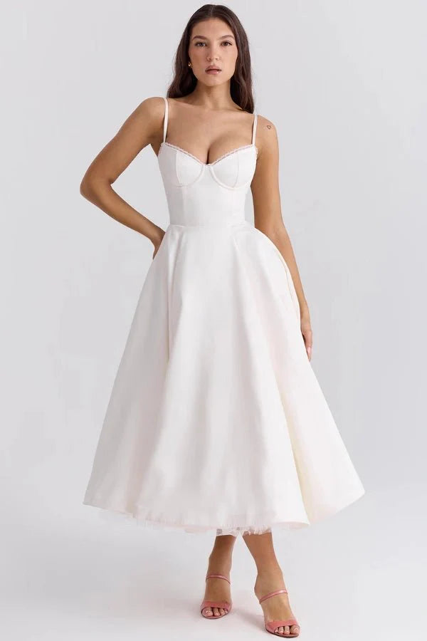 Ayet | Shimmering Satin Formal Maxi Dress
