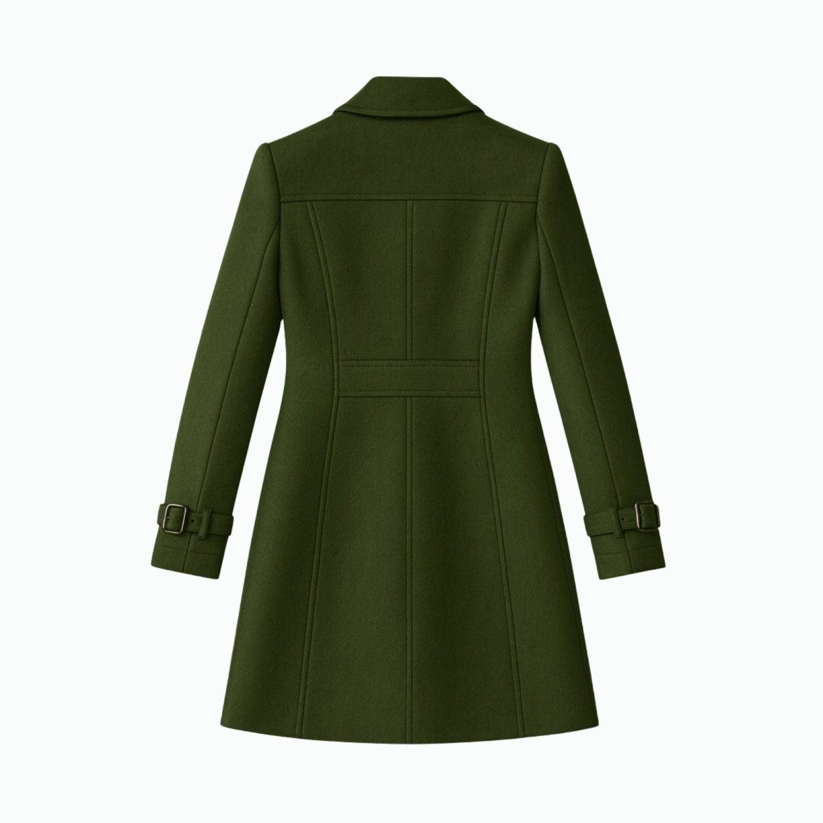 Demi | Tailored Belted Structured Wool Winter Coat
