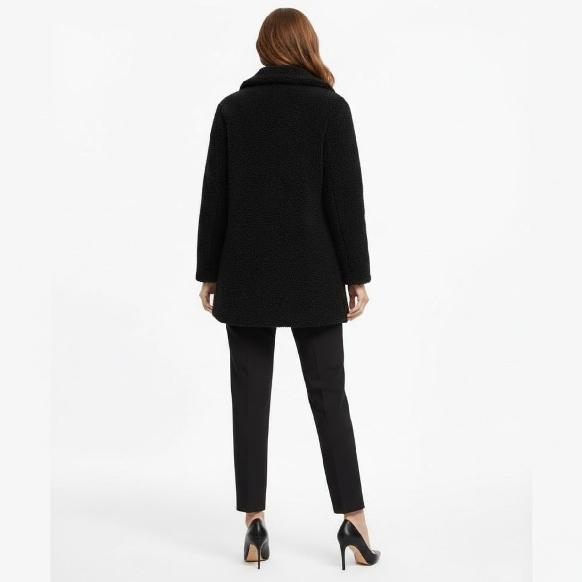 Brielle | Plush Bouclé Structured Wool Coat