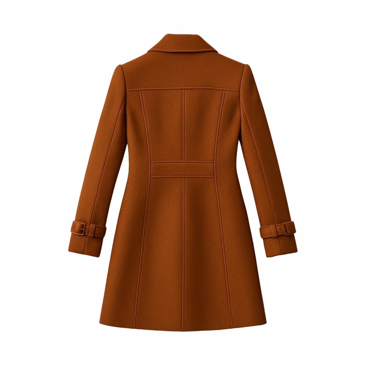 Demi | Tailored Belted Structured Wool Winter Coat