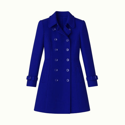 Demi | Tailored Belted Structured Wool Winter Coat