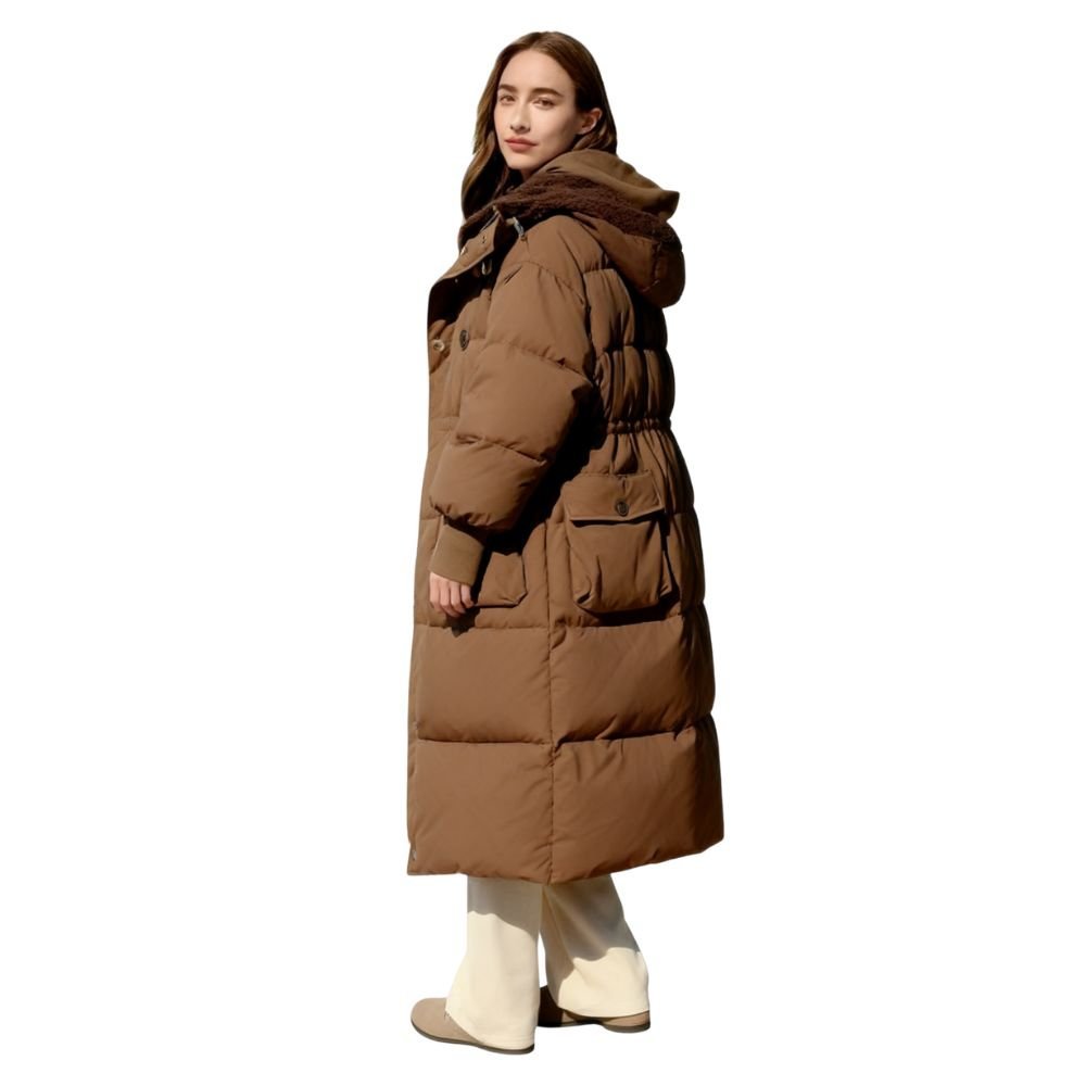 Cailah | Oversized Fleece-Lined Water-Resistant Winter Coat