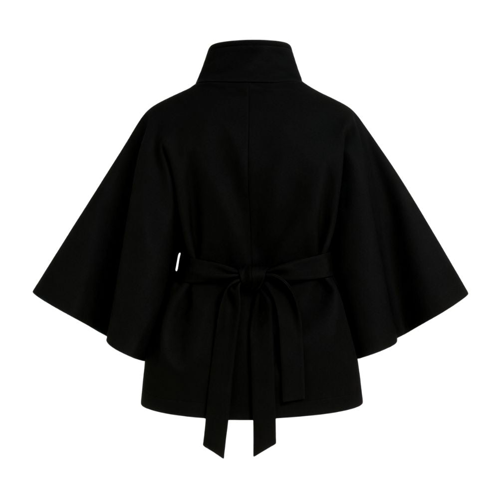 Tove | Funnel Neck Kimono Sleeve Cape Winter Jacket