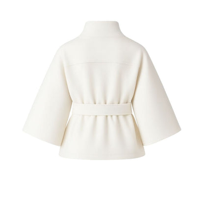 Tove | Funnel Neck Kimono Sleeve Cape Winter Jacket