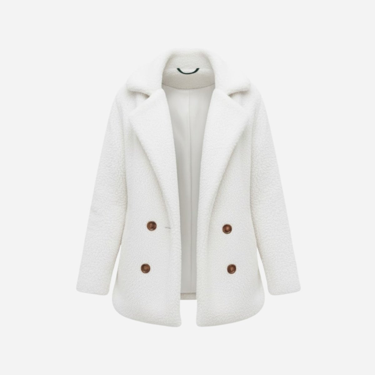 Brielle | Plush Bouclé Structured Wool Coat