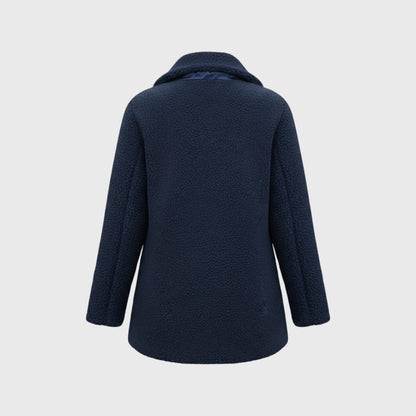 Brielle | Plush Bouclé Structured Wool Coat