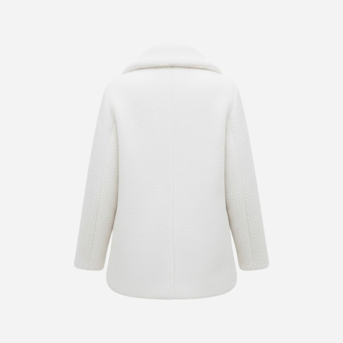 Brielle | Plush Bouclé Structured Wool Coat