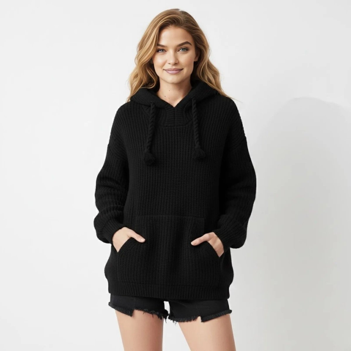 Remy | Chunky Knit Oversized Winter Hoodie