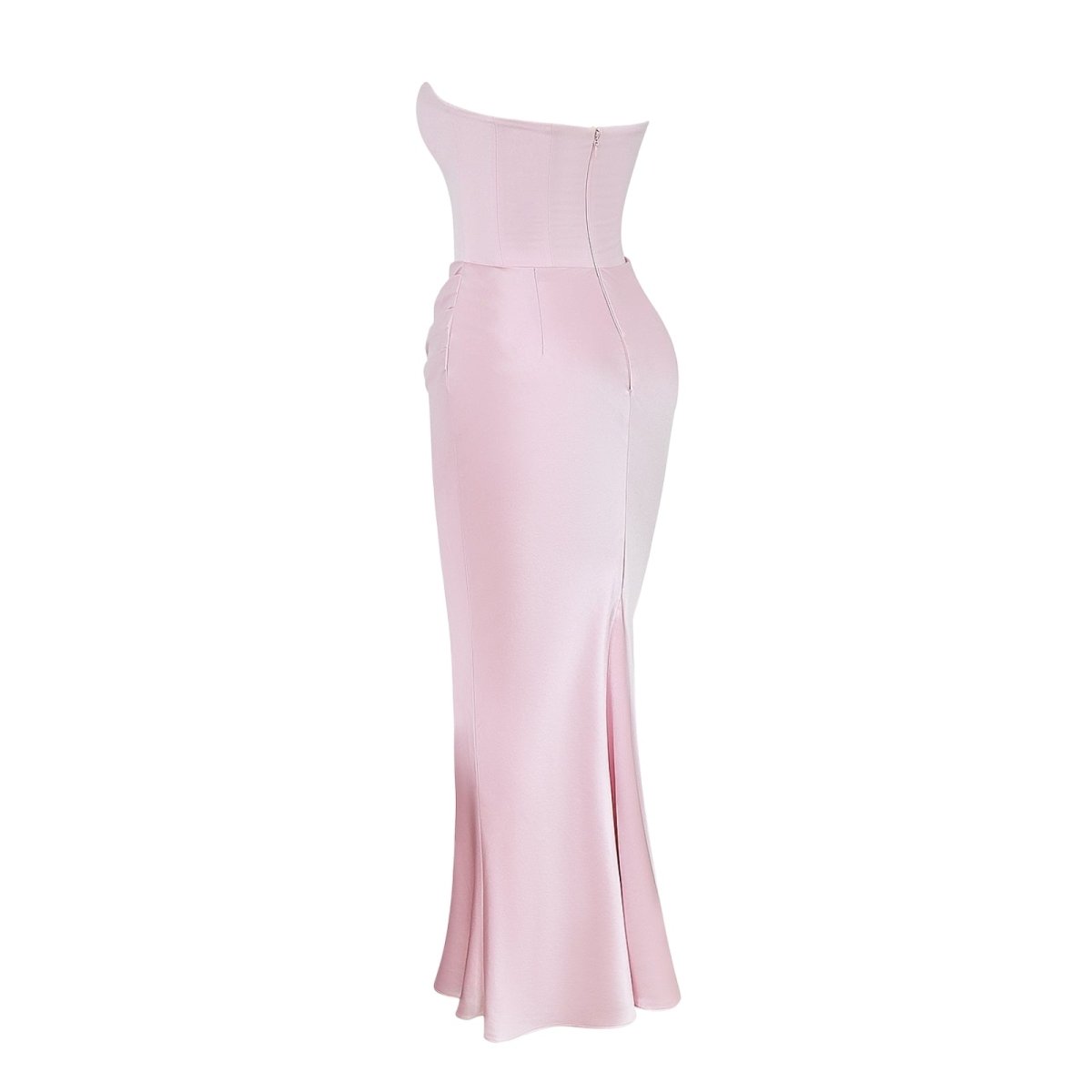 Sloane | Satin Corset Floor-Length Gown