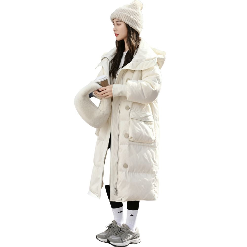 Cailah | Oversized Fleece-Lined Water-Resistant Winter Coat