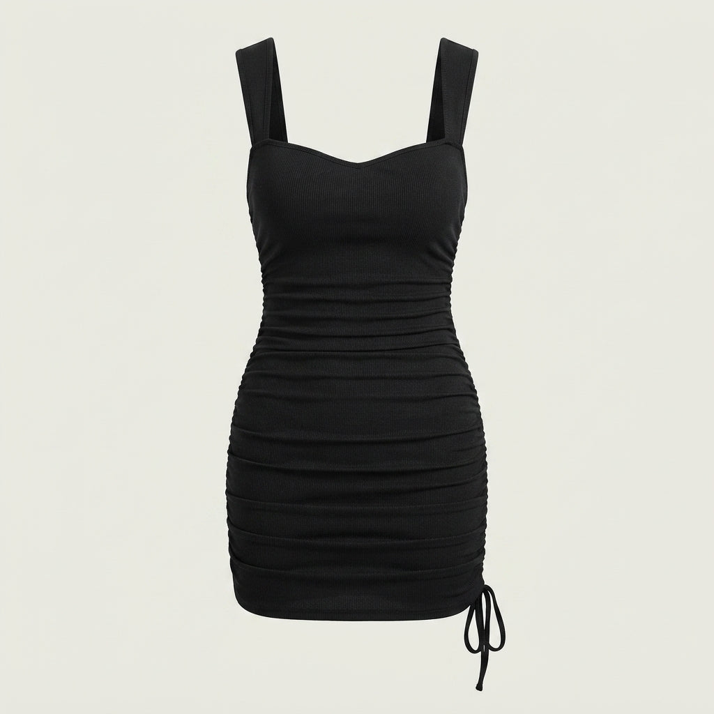 Ruched Cocktail Dress For Women