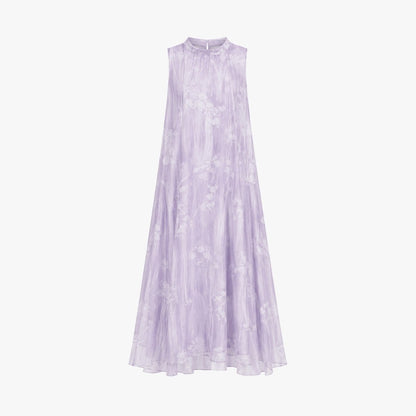 Rhoswen | Women's Floral Organza Maxi Dress