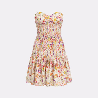 Zosia | Women's Floral Strapless Mini Dress