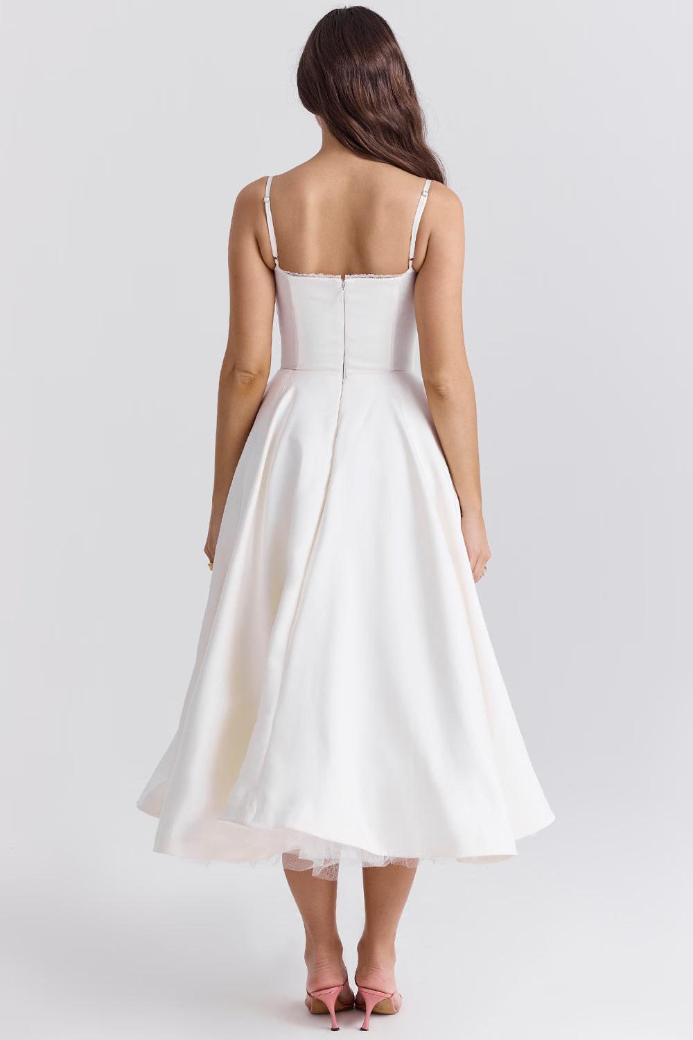 Ayet | Shimmering Satin Formal Maxi Dress