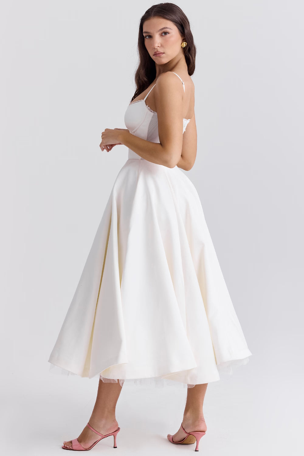 Ayet | Shimmering Satin Formal Maxi Dress