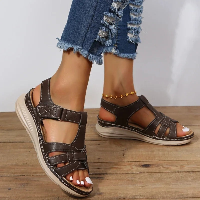 Iris | Women's Orthopedic Leather Sandals