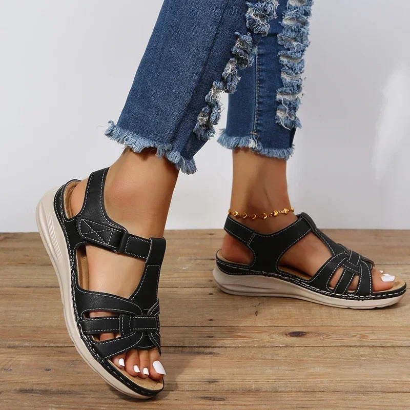 Iris | Women's Orthopedic Leather Sandals