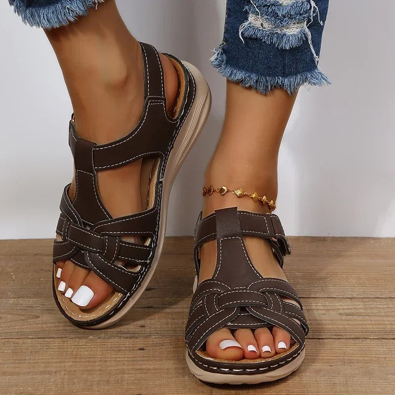 Iris | Women's Orthopedic Leather Sandals